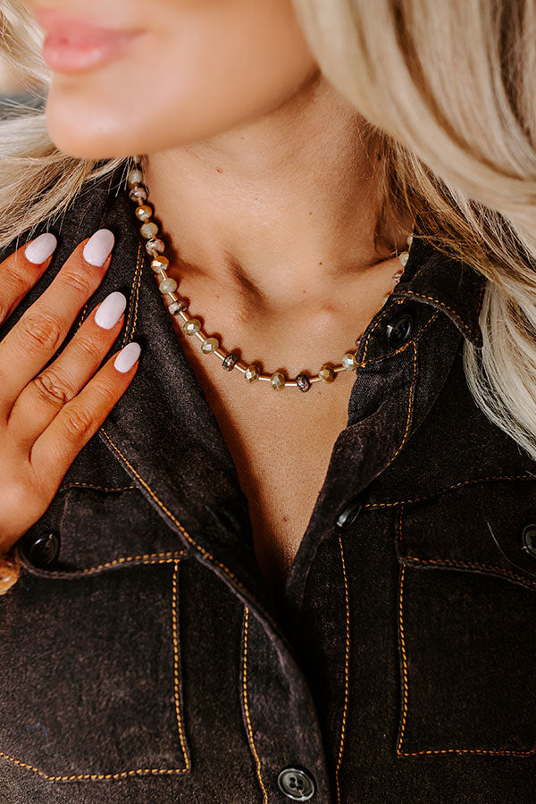 Only Time Will Tell Necklace