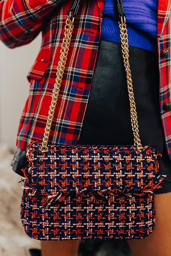 Unbeatable Sights Tweed Crossbody Image - 2