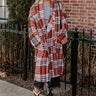 Autumn Color Tweed Coat Image - 1