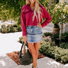 Best Season Of All Button Up In Wine Image - 1