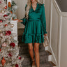 Wishing For Wine Dress In Hunter Green Image - 1