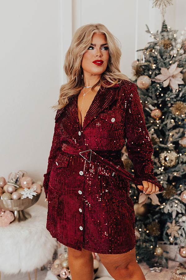 Special Treat Sequin Dress Curves Image - 4