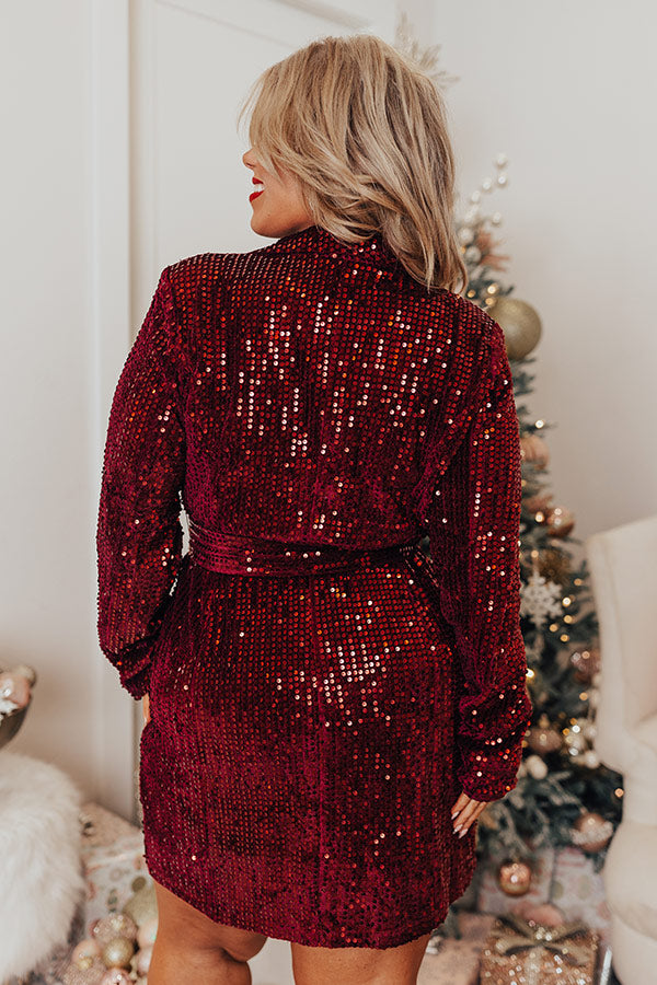Special Treat Sequin Dress Curves Image - 5