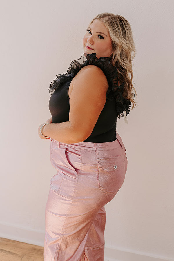 Dashing Darling Bodysuit In Black Curves Image - 3