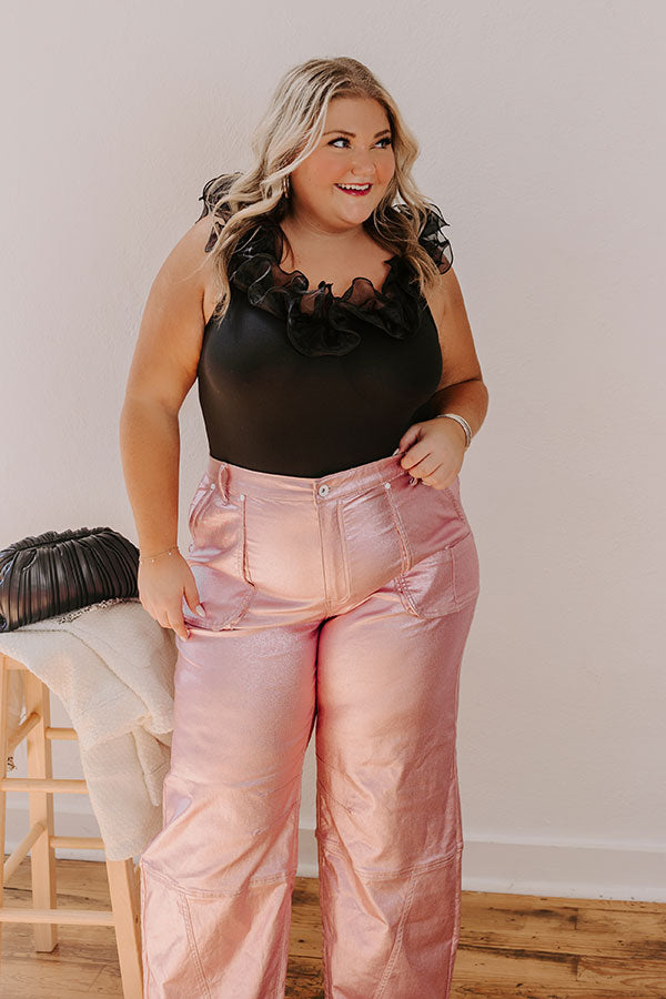 Dashing Darling Bodysuit In Black Curves Image - 1