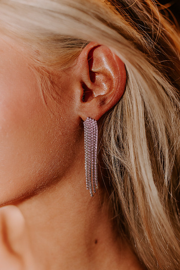 Runway Revelry Rhinestone Earrings