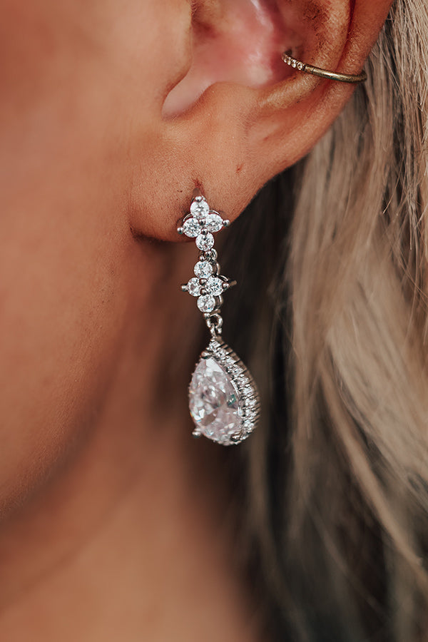 Dancing Into The Night Cubic Zirconia Earrings Image - 2