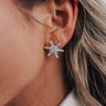 Falling Snowflakes Cubic Zirconia Earrings Image - 1
