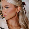 Sweet Allure Cubic Zirconia Earrings In Gold Image - 1