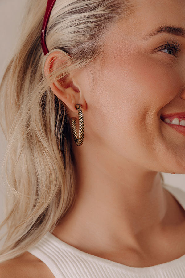 Plaza Nights Hoop Earrings