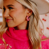 Winning Hearts Hoop Earrings Image - 1