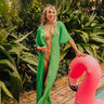Rooftop Pool Mesh Overlay In Kelly Green Image - 1