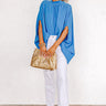 Local Flair Shift Top In Ocean Blue Image - 1