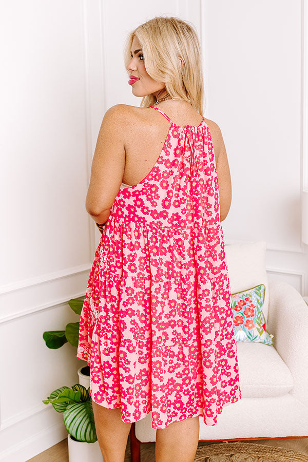 You're The Best Floral Shift Dress Curves Image - 3