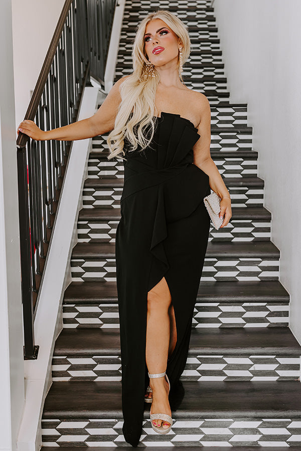 Back To You Maxi in Black Curves Image - 5