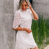 Claim To Love Crochet Dress in White Image - 1