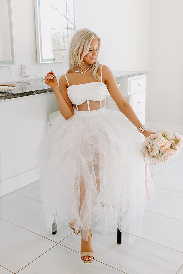 Sweeter With You Tulle Midi Image - 3