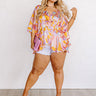 Saw An Angel Satin Top Curves Image - 1