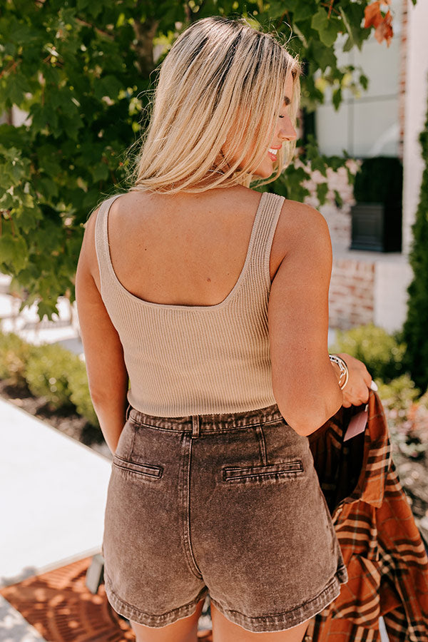 Confident Energy Sculpt Bodysuit in Khaki Image - 3
