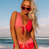 Ocean Dip Color Block Bikini Top Image - 1