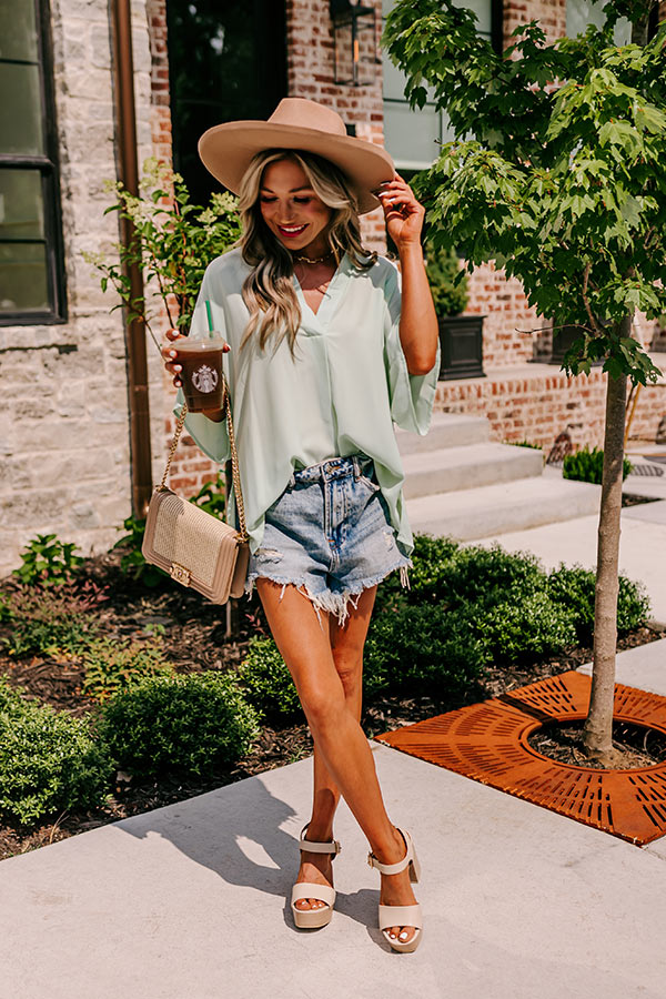 Creating Memories Shift Top In Mint