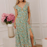 Garden Blooms Pleated Maxi Image - 1