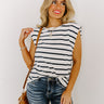 Fact Or Fiction Stripe Top Image - 1