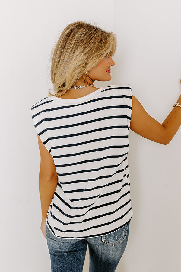 Fact Or Fiction Stripe Top Image - 3