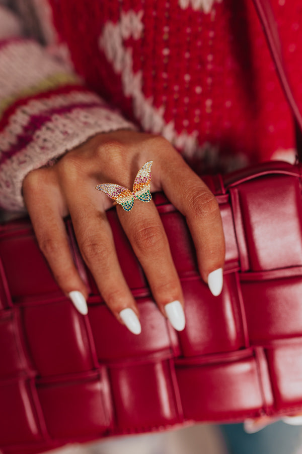 The Chrysalis Butterfly Ring Image - 1