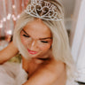 Bride To Be Rhinestone Heart Tiara Image - 1