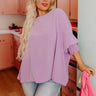 Appreciate You Shift Top In Lavender Curves Image - 1