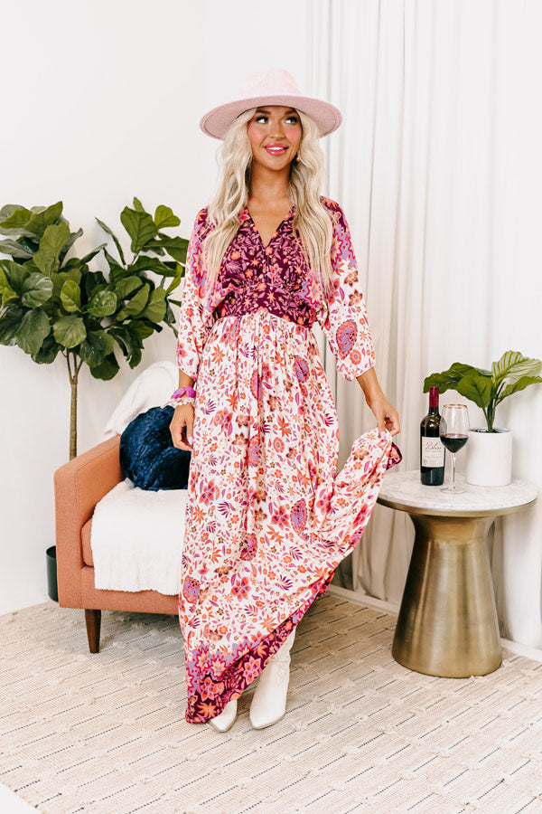 Fly Me To Fiji Floral Maxi Image - 2