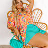Passing Through Paradise Shift Tunic In Orange Curves Image - 1