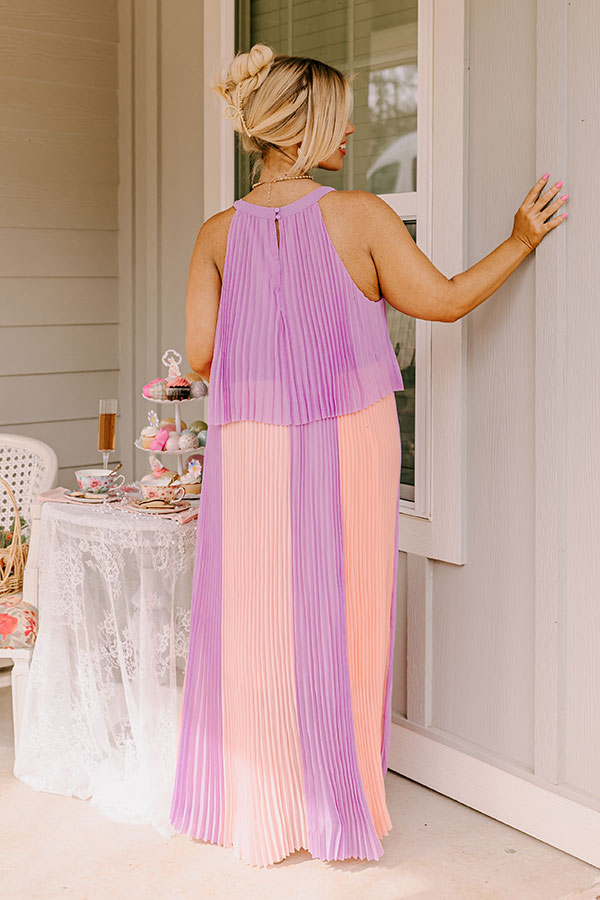 Dreamy Daze Pleated Maxi Curves Image - 2