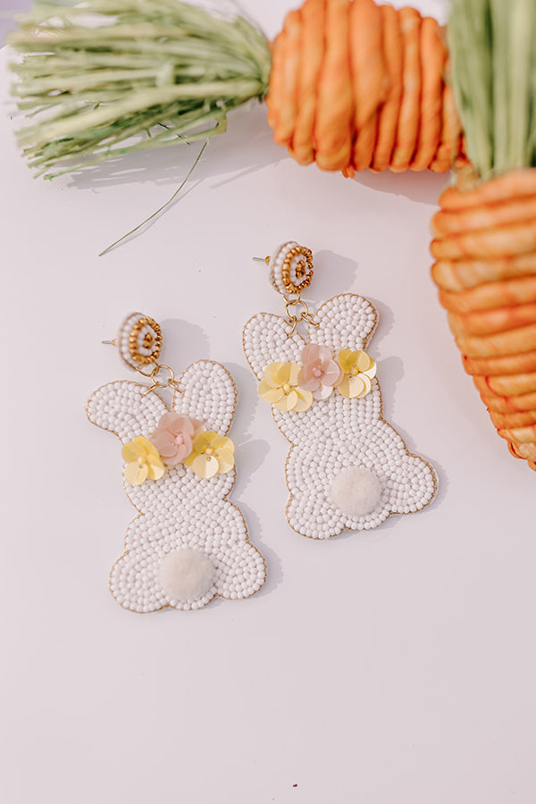 Happy Vibes Beaded Earrings Image - 2