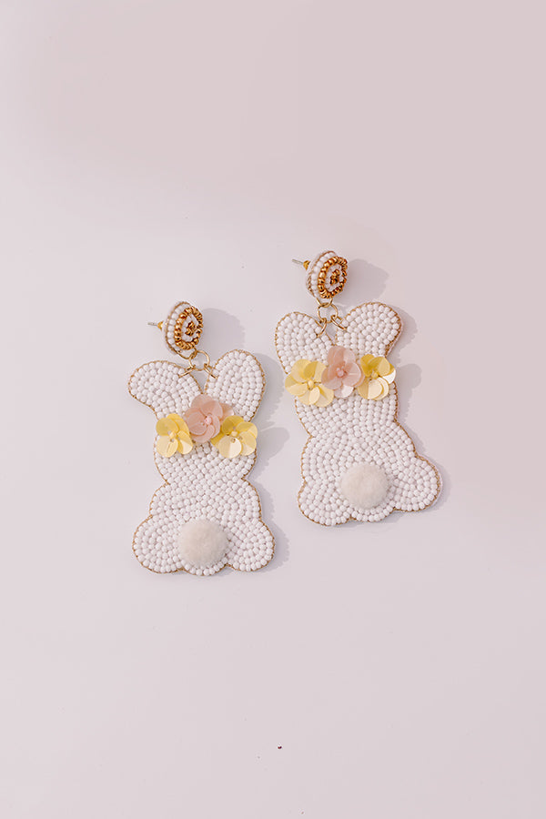 Happy Vibes Beaded Earrings Image - 1
