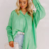 Urban Adventures Oversized Button Up In Kelly Green Image - 1
