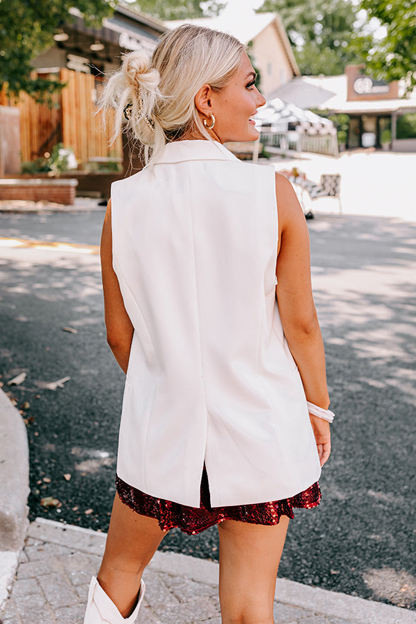Majestic Moment Vest In Ivory Image - 3