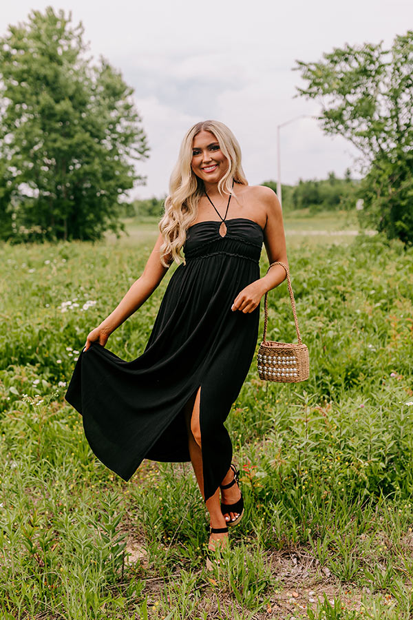 Seaside Escape Halter Midi Image - 1