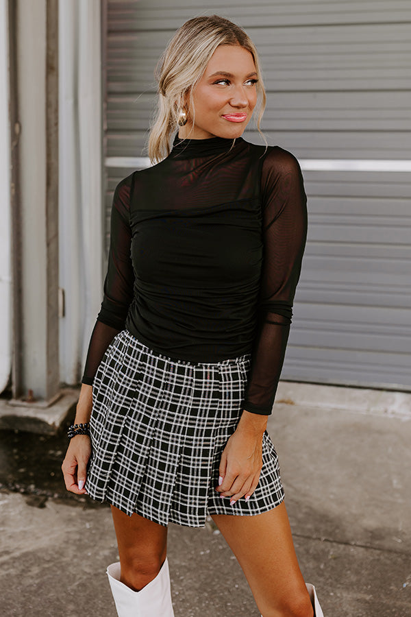 Authentic Affection Mesh Top