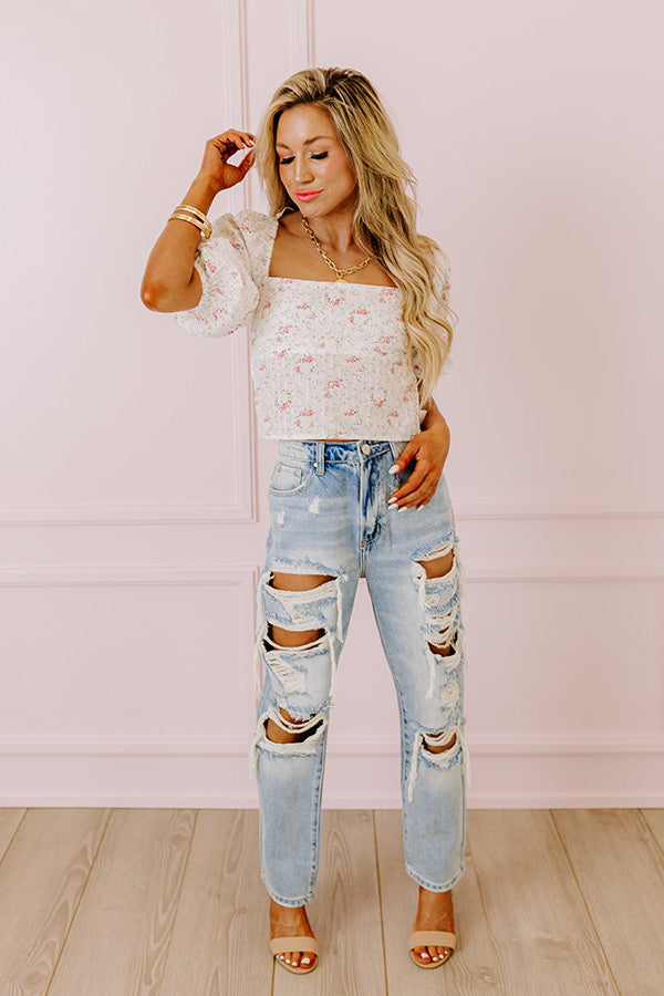 Risen The Ellie High Waist Distressed Jean Image - 1