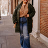 Risen The Laura High Waist Distressed Flare In Dark Wash Curves Image - 1