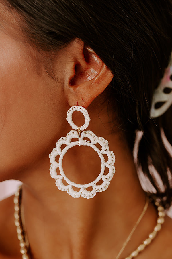 Caribbean Dreaming Earrings in Ivory Image - 3
