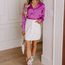 Secret Admirer Satin Top Image - 1
