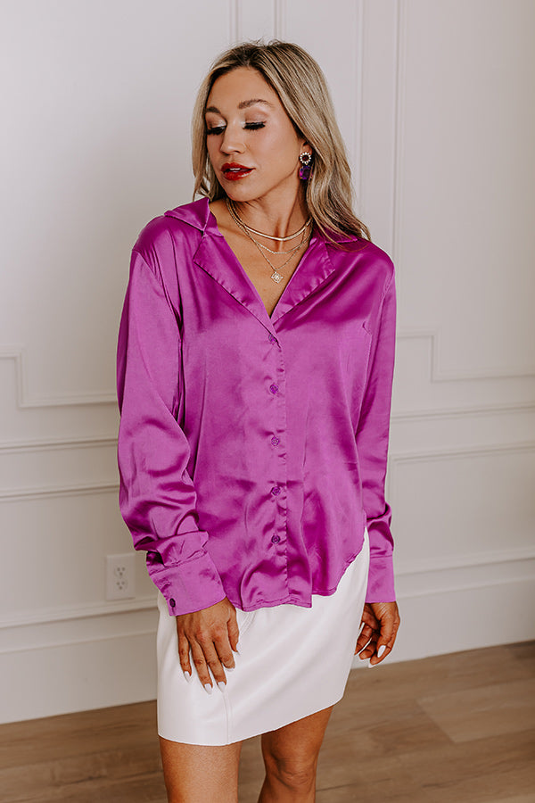 Secret Admirer Satin Top Image - 2