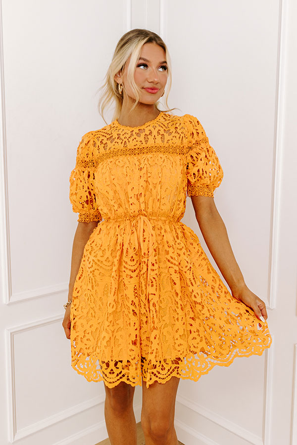 Forever Chic Crochet Mini Dress Image - 2