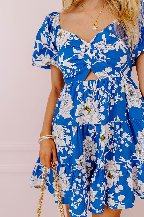 Wisteria Lane Floral Mini Dress Image - 4