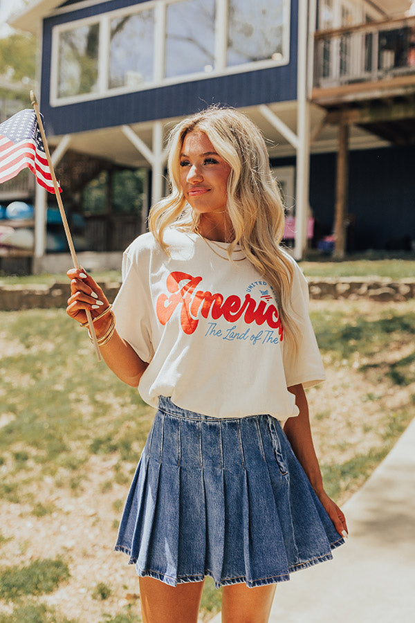 The Land Of The Free Graphic Tee Image - 4
