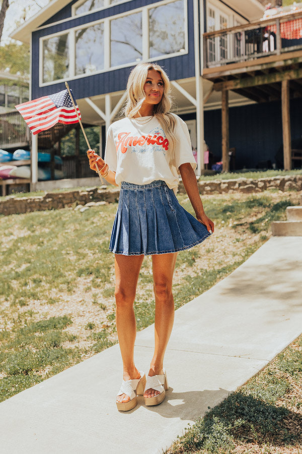 The Land Of The Free Graphic Tee Image - 1