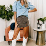 Radiant Road Denim Top Image - 1